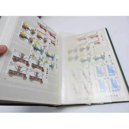 7113 - Great Britain a lot of mostly Elizabeth II unmounted mint stamps in blocks and strips contained in i... 