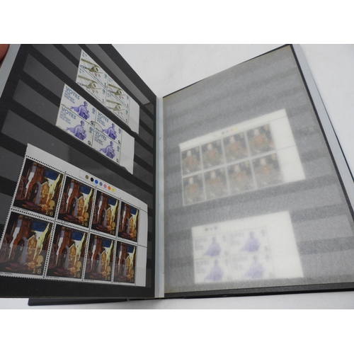 7113 - Great Britain a lot of mostly Elizabeth II unmounted mint stamps in blocks and strips contained in i... 