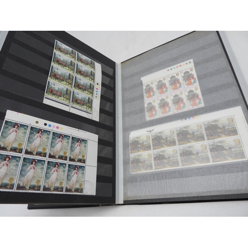 7113 - Great Britain a lot of mostly Elizabeth II unmounted mint stamps in blocks and strips contained in i... 