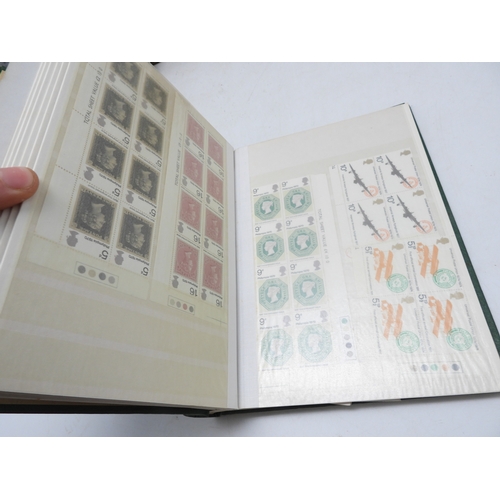 7113 - Great Britain a lot of mostly Elizabeth II unmounted mint stamps in blocks and strips contained in i... 