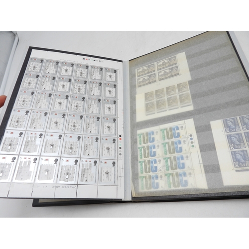 7113 - Great Britain a lot of mostly Elizabeth II unmounted mint stamps in blocks and strips contained in i... 