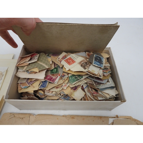 7114 - Great Britain a collection of used mostly hinged stamps on sheets to include various 1/d red present... 