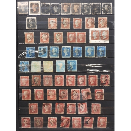 7115 - WITHDRAWNGreat Britain an extensive lot of early stamps in three stock books to include an unused st... 