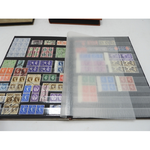 7115 - WITHDRAWNGreat Britain an extensive lot of early stamps in three stock books to include an unused st... 