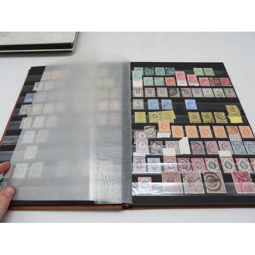 7115 - WITHDRAWNGreat Britain an extensive lot of early stamps in three stock books to include an unused st... 