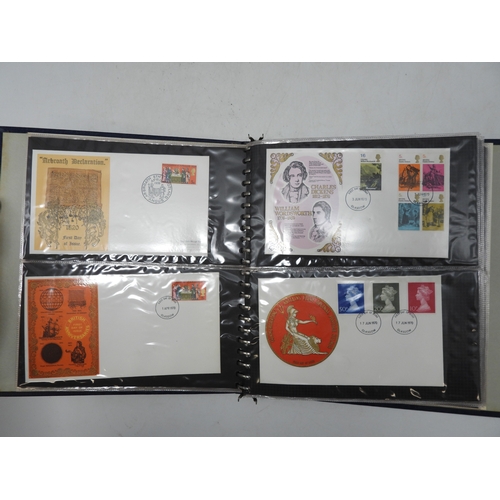 7116 - A large collection of first day covers three large folders, four half folders and another  dating fr... 