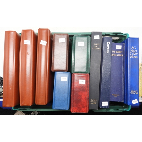 7116 - A large collection of first day covers three large folders, four half folders and another  dating fr... 