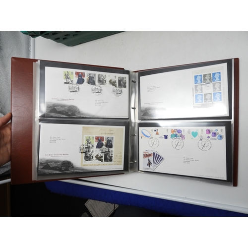 7116 - A large collection of first day covers three large folders, four half folders and another  dating fr... 