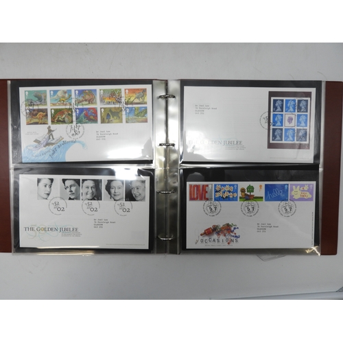 7116 - A large collection of first day covers three large folders, four half folders and another  dating fr... 