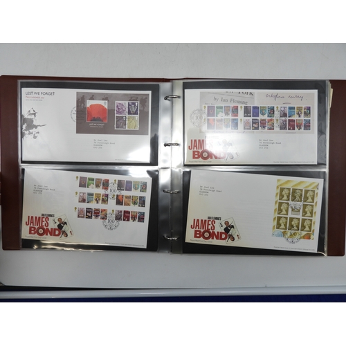 7116 - A large collection of first day covers three large folders, four half folders and another  dating fr... 