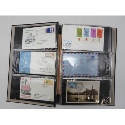 7116 - A large collection of first day covers three large folders, four half folders and another  dating fr... 