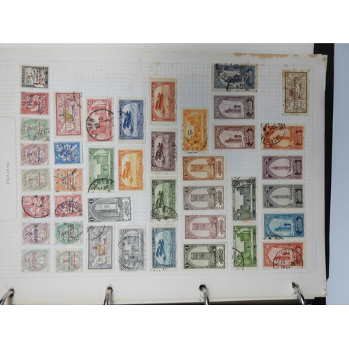 7117 - A worldwide stamp collection mostly used on sheets in 16 albums