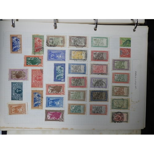7117 - A worldwide stamp collection mostly used on sheets in 16 albums