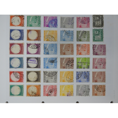 7117 - A worldwide stamp collection mostly used on sheets in 16 albums