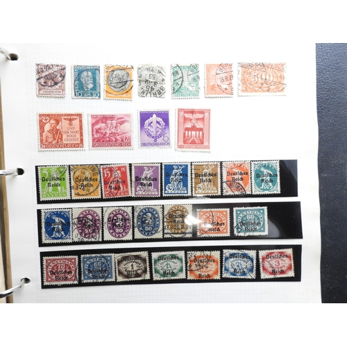 7117 - A worldwide stamp collection mostly used on sheets in 16 albums