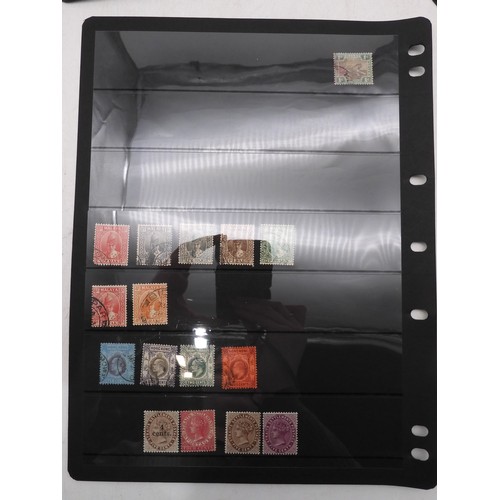 7083 - GB small collection of mint and used GB stamps on Hagner Pages plus 3 Presentation packs. Mixed cond... 