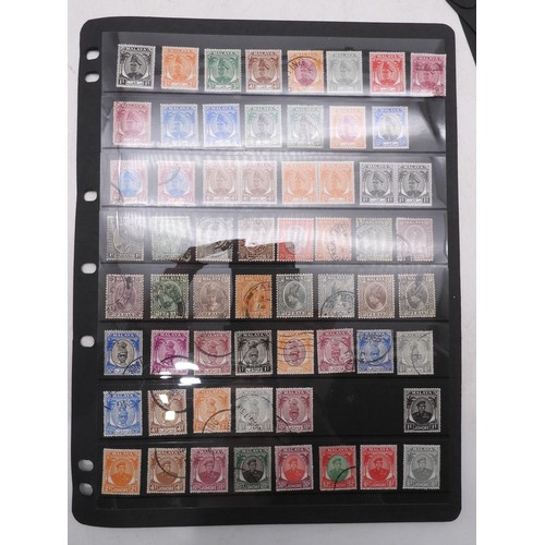 7083 - GB small collection of mint and used GB stamps on Hagner Pages plus 3 Presentation packs. Mixed cond... 