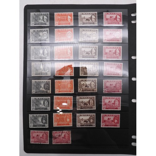 7083 - GB small collection of mint and used GB stamps on Hagner Pages plus 3 Presentation packs. Mixed cond... 