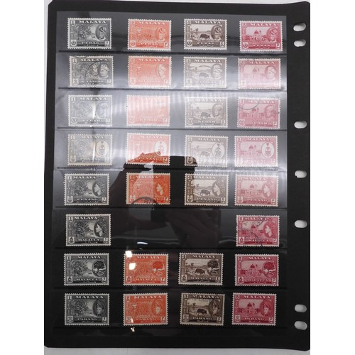 7083 - GB small collection of mint and used GB stamps on Hagner Pages plus 3 Presentation packs. Mixed cond... 