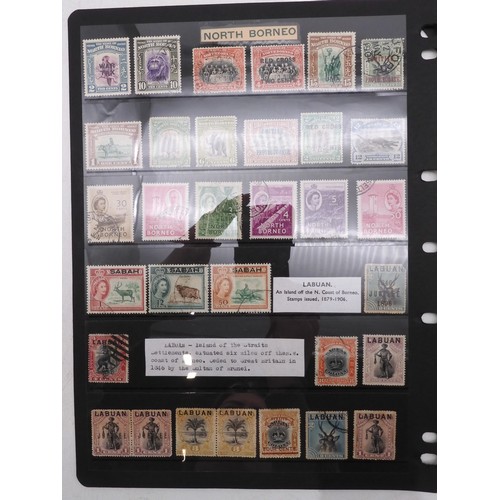 7083 - GB small collection of mint and used GB stamps on Hagner Pages plus 3 Presentation packs. Mixed cond... 