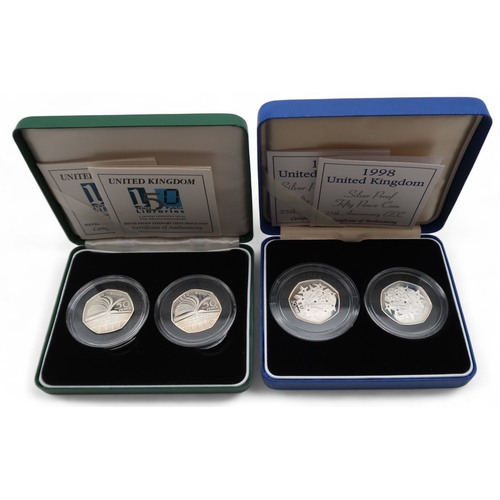 5030 - Elizabeth II&nbsp;(1952-2022) a lot comprising various Silver Proof &pound;1, 50 pence and 20 pence ... 