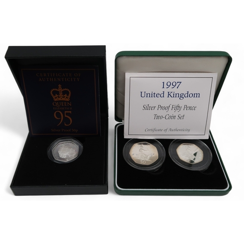 5030 - Elizabeth II&nbsp;(1952-2022) a lot comprising various Silver Proof &pound;1, 50 pence and 20 pence ... 