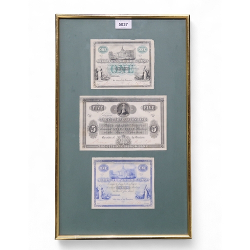 THE CITY OF GLASGOW BANK Five Pounds