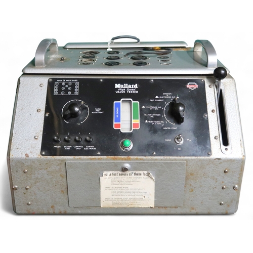 6008 - A Mullard high speed Valve Tester with coverPlease note: This lot is sold as seen. No condition repo... 