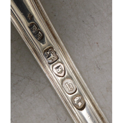 2369 - A MATCHED PART SUITE OF KINGS PATTERN SILVER CUTLERYcomprising; eight tablespoons by Elizabeth Eames... 