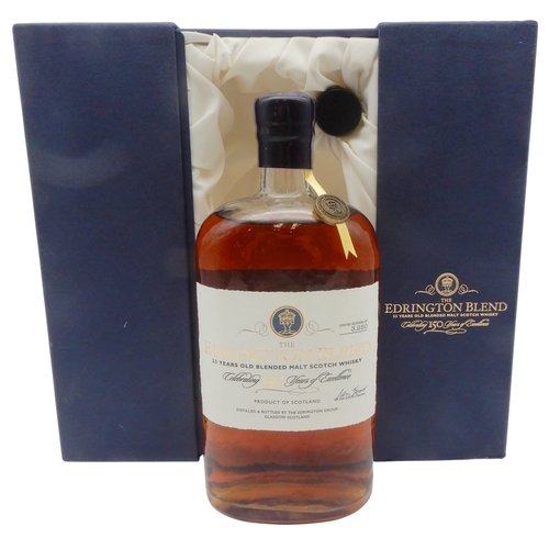 THE EDRINGTON BLEND 33 Year Old Blended Malt Scotch Whisky, bottled to celebrate the 150 year anniversary of the company, limited edition of 3250 bottles, 43% vol 700ml, in original presentation case (one bottle)