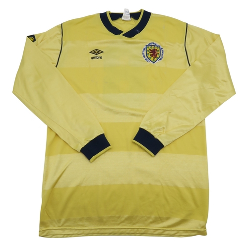 8028 - Jim McInally - His 1987 Scottish International debut jerseyFor the 1st April European Championship q... 