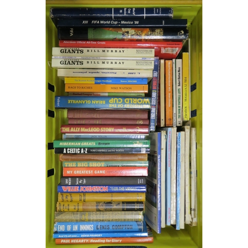 8049 - A very large collection of books on football, including player biographies, club histories, various ... 