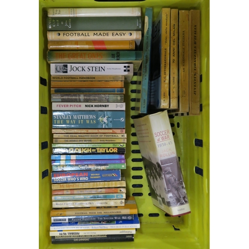 8049 - A very large collection of books on football, including player biographies, club histories, various ... 