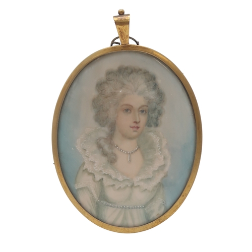 2553B - A GROUP OF PORTRAIT MINIATURESPainted on ivory, all apparently unsigned, including an Indian example... 