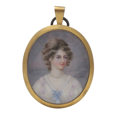 2553B - A GROUP OF PORTRAIT MINIATURESPainted on ivory, all apparently unsigned, including an Indian example... 