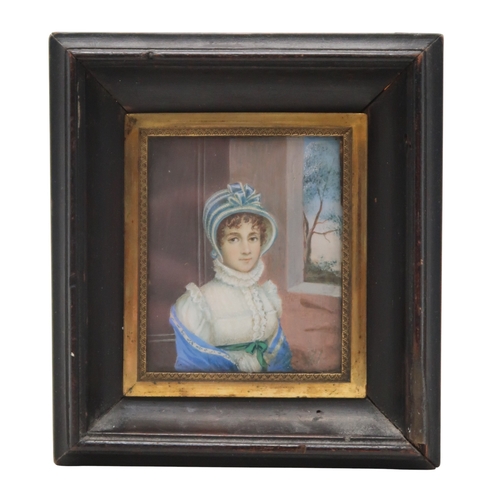 2553B - A GROUP OF PORTRAIT MINIATURESPainted on ivory, all apparently unsigned, including an Indian example... 