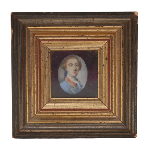 2553B - A GROUP OF PORTRAIT MINIATURESPainted on ivory, all apparently unsigned, including an Indian example... 