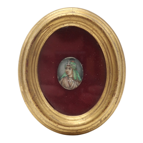 2553B - A GROUP OF PORTRAIT MINIATURESPainted on ivory, all apparently unsigned, including an Indian example... 