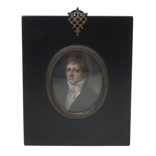 2553B - A GROUP OF PORTRAIT MINIATURESPainted on ivory, all apparently unsigned, including an Indian example... 