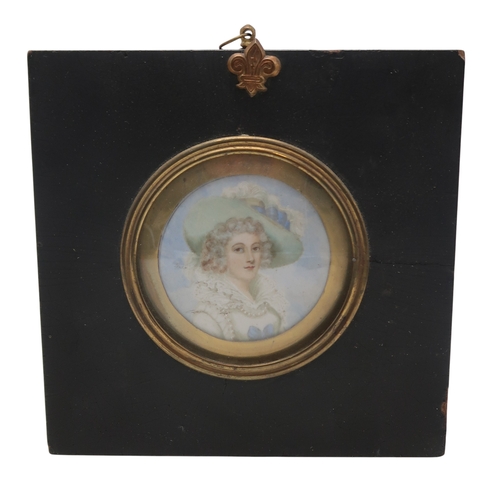 2553B - A GROUP OF PORTRAIT MINIATURESPainted on ivory, all apparently unsigned, including an Indian example... 