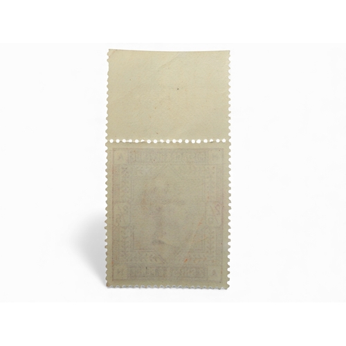 7012 - Great Britain 1883 2/6 Lilac on BLUED PAPER Unmounted Mint Marginal Copy and well centered, has slig... 