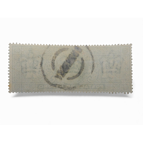 7022 - Great Britain Edward VII £1 Dull Blue Green SG 266 VF Used with Guernsey Post Mark.