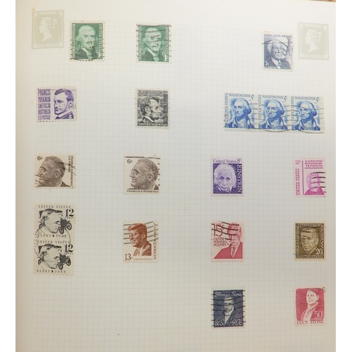 7028 - World Collection in 2 Albums plus many pages inc. GB and USA + much more. Also a large quantity of l... 