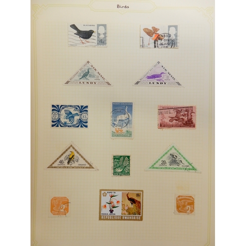 7028 - World Collection in 2 Albums plus many pages inc. GB and USA + much more. Also a large quantity of l... 