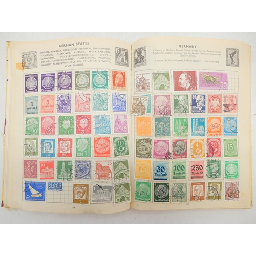 7032 - Collection in Carboard Box containing 6 albums and a small metal box. The metal box contains a small... 