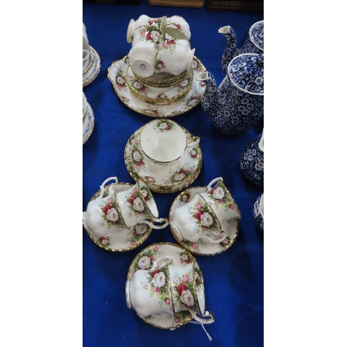 425 - A Royal Albert Celebration tea and coffee set