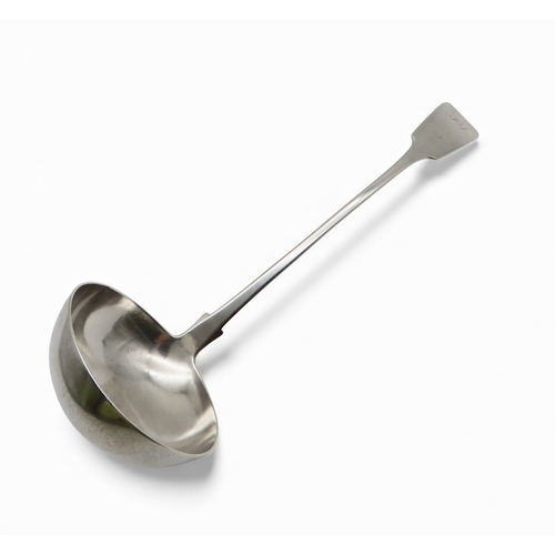 A Victorian Scottish silver sauce ladle, maker's mark GM, Glasgow 1841 ...