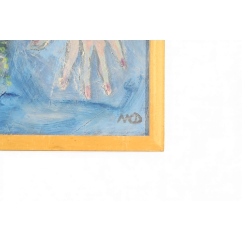 250 - MIRIAM DRYSALE (SCOTTISH CONTEMPORARY) DREAM WALKING  Oil on canvas, signed lower right, 99 x 79cm T... 