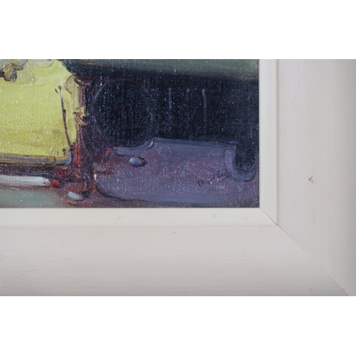 CONTEMPORARY SCHOOL UNTITLED Oil on canvas, signed 'Chavez' lower right ...
