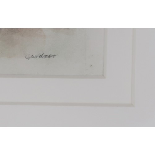 231 -  ALEXANDRA GARDNER (SCOTTISH CONTEMPORARY) HEAD OF A CHILD Watercolour and pencil, signed lower righ... 